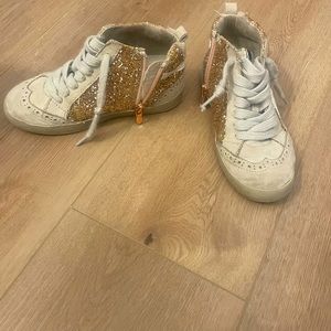 Little girl sneakers - glitter sides - Shu Shop - Size 11